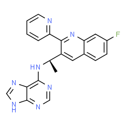 ChemSpider 2D Image | AMG319 | C21H16FN7