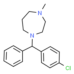 ChemSpider 2D Image | homochlorcyclizine | C19H23ClN2