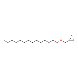 ChemSpider 2D Image | Tetradecyl glycidyl ether | C17H34O2