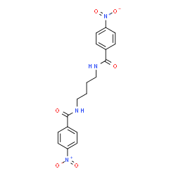 ChemSpider 2D Image | N,N'-1,4-Butanediylbis(4-nitrobenzamide) | C18H18N4O6
