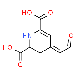 ChemSpider 2D Image | (4Z)-4-(2-Oxoethylidene)-1,2,3,4-tetrahydro-2,6-pyridinedicarboxylic acid | C9H9NO5