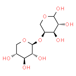 ChemSpider 2D Image | 4-O-beta-D-Xylopyranosyl-L-arabinopyranose | C10H18O9