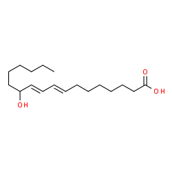 ChemSpider 2D Image | (8E,10E)-12-Hydroxy-8,10-octadecadienoic acid | C18H32O3