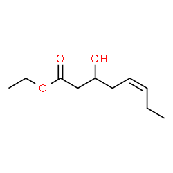 ChemSpider 2D Image | Ethyl (5Z)-3-hydroxy-5-octenoate | C10H18O3
