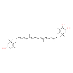 ChemSpider 2D Image | beta,beta-Carotene-3,3',4-triol | C40H56O3