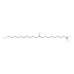 ChemSpider 2D Image | 10,20-Dihydroxyicosanoic acid | C20H40O4