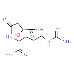ChemSpider 2D Image | N~2~-(3-Carboxy-3-hydroxypropanoyl)arginine | C10H18N4O6