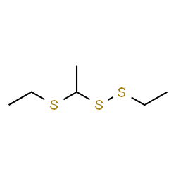 ChemSpider 2D Image | 1-(Ethyldisulfanyl)-1-(ethylsulfanyl)ethane | C6H14S3