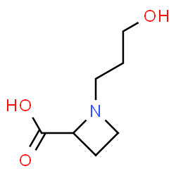 ChemSpider 2D Image | 1-(3-Hydroxypropyl)-2-azetidinecarboxylic acid | C7H13NO3