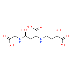 ChemSpider 2D Image | N-(3-Carboxy-3-hydroxypropyl)-4-[(carboxymethyl)amino]homoserine | C10H18N2O8
