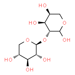 ChemSpider 2D Image | 2-O-beta-D-Xylopyranosyl-L-arabinopyranose | C10H18O9