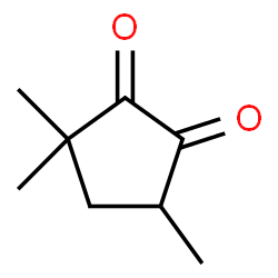 ChemSpider 2D Image | 3,3,5-Trimethyl-1,2-cyclopentanedione | C8H12O2