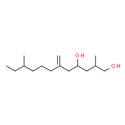 ChemSpider 2D Image | 2,10-Dimethyl-6-methylene-1,4-dodecanediol | C15H30O2