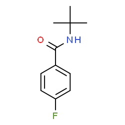 ChemSpider 2D Image | N-tert-Butyl-4-fluorobenzamide | C11H14FNO