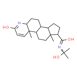 ChemSpider 2D Image | 2-Hydroxy-N-(2-hydroxy-2-propanyl)-4a,6a-dimethyl-4b,5,6,6a,7,8,9,9a,9b,10,11,11a-dodecahydro-4aH-indeno[5,4-f]quinoline-7-carboximidic acid | C22H34N2O3
