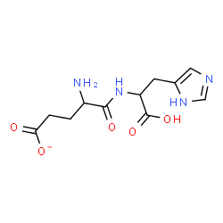 ChemSpider 2D Image | 5-Oxidanidyl-5-oxidanylidenenorvalylhistidine | C11H15N4O5