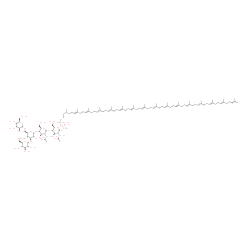 ChemSpider 2D Image | alpha-D-Mannopyranosyl-(1->3)-[alpha-D-mannopyranosyl-(1->6)]-beta-D-mannopyranosyl-(1->4)-2-acetamido-2-deoxy-beta-D-glucopyranosyl-(1->4)-2-acetamido-2-deoxy-1-O-[{[{[(6E,10E,14E,18E,22E,26E,30E,34E
,38E,42E,46E,50E,54E,58E)-3,7,11,15,19,23,27,31,35,39,43,47,51,55,59,63-hexadecamethyl-6,10,14,18,22,26,30,34,38,42,46,50,54,58,62-tetrahexacontapentadecaen-1-yl]oxy}(hydroxy)phosphoryl]oxy}(hydroxy)p
hosphoryl]-beta-D-glucopyranose | C114H190N2O32P2