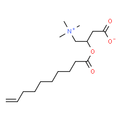 ChemSpider 2D Image | 9-Decenoylcarnitine | C17H31NO4
