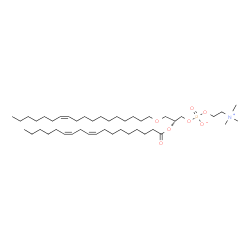 ChemSpider 2D Image | PC(o-18:1(11Z)/18:2(9Z,12Z)) | C44H84NO7P