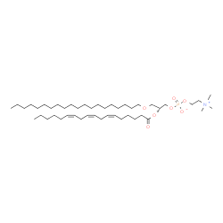 ChemSpider 2D Image | PC(o-20:0/18:3(6Z,9Z,12Z)) | C46H88NO7P