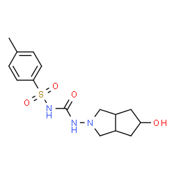 ChemSpider 2D Image | N-[(5-Hydroxyhexahydrocyclopenta[c]pyrrol-2(1H)-yl)carbamoyl]-4-methylbenzenesulfonamide | C15H21N3O4S