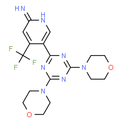 ChemSpider 2D Image | bimiralisib | C17H20F3N7O2