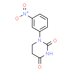ChemSpider 2D Image | 1-(3-Nitrophenyl)dihydro-2,4(1H,3H)-pyrimidinedione | C10H9N3O4