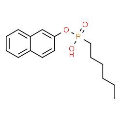 ChemSpider 2D Image | 2-Naphthyl hydrogen (R)-hexylphosphonate | C16H21O3P