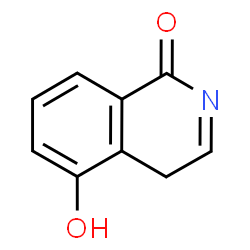 ChemSpider 2D Image | 5-Hydroxy-1(4H)-isoquinolinone | C9H7NO2