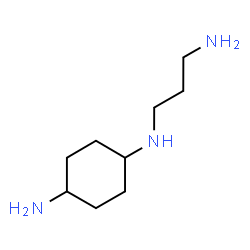 ChemSpider 2D Image | trans-N-(3-Aminopropyl)-1,4-cyclohexanediamine | C9H21N3