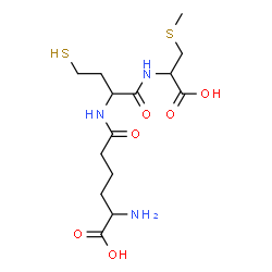 ChemSpider 2D Image | N-[(5S)-5-Amino-5-carboxypentanoyl]-L-homocysteyl-S-methyl-D-cysteine | C14H25N3O6S2