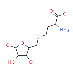 ChemSpider 2D Image | (2s)-2-Amino-4-({[(2s,3s,4r,5s)-3,4,5-Trihydroxytetrahydrofuran-2-Yl]methyl}sulfanyl)butanoic Acid | C9H17NO6S