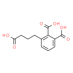 ChemSpider 2D Image | 3-(3-Carboxypropyl)phthalic acid | C12H12O6