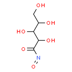 ChemSpider 2D Image | (2s,3r,4r)-2,3,4,5-Tetrahydroxy-N-Oxo-Pentanamide | C5H9NO6