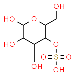 ChemSpider 2D Image | 4-O-Sulfo-alpha-D-glucopyranose | C6H12O9S