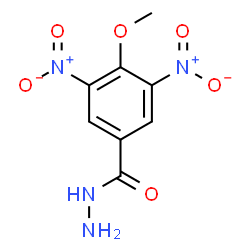 ChemSpider 2D Image | 4-Methoxy-3,5-dinitrobenzohydrazide | C8H8N4O6