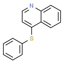 ChemSpider 2D Image | 4-(Phenylthio)quinoline | C15H11NS