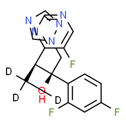 ChemSpider 2D Image | Voriconazole-d3 | C16H11D3F3N5O