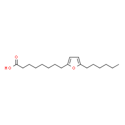 ChemSpider 2D Image | 8-(5-Hexyl-2-furyl)octanoic acid | C18H30O3