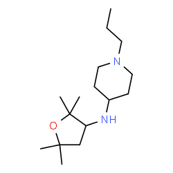 ChemSpider 2D Image | 1-Propyl-N-(2,2,5,5-tetramethyltetrahydro-3-furanyl)-4-piperidinamine | C16H32N2O