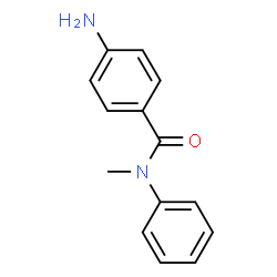ChemSpider 2D Image | 4-Amino-N-methyl-N-phenylbenzamide | C14H14N2O