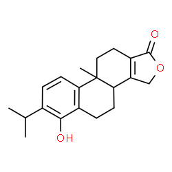 ChemSpider 2D Image | 6-Hydroxy-7-isopropyl-9b-methyl-3b,4,5,9b,10,11-hexahydrophenanthro[1,2-c]furan-1(3H)-one | C20H24O3