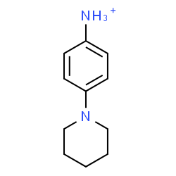ChemSpider 2D Image | 4-(1-Piperidinyl)anilinium | C11H17N2