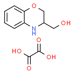 ChemSpider 2D Image | 3,4-Dihydro-2H-1,4-benzoxazin-3-ylmethanol ethanedioate (1:1) | C11H13NO6