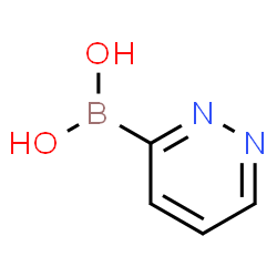 ChemSpider 2D Image | 3-Pyridazinylboronic acid | C4H5BN2O2