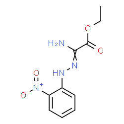 ChemSpider 2D Image | Ethyl amino[(2-nitrophenyl)hydrazono]acetate | C10H12N4O4