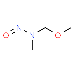 ChemSpider 2D Image | 1-Methoxy-N-methyl-N-nitrosomethanamine | C3H8N2O2