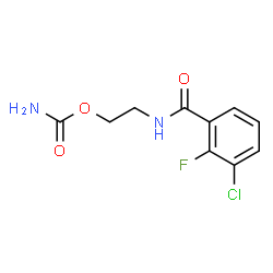 ChemSpider 2D Image | 2-[(3-Chloro-2-fluorobenzoyl)amino]ethyl carbamate | C10H10ClFN2O3