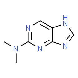 ChemSpider 2D Image | Dimethylaminopurine | C7H9N5