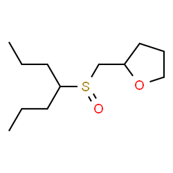 ChemSpider 2D Image | 2-[(4-Heptanylsulfinyl)methyl]tetrahydrofuran | C12H24O2S